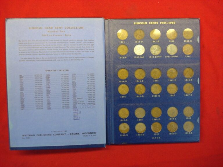 Collection of 89 circulated United States Lincoln Cents from 1941 to 1974-S