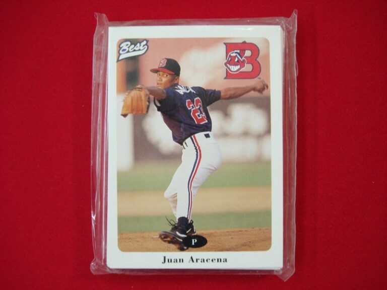 1996 Burlington Indians minor league baseball team set in original packaging