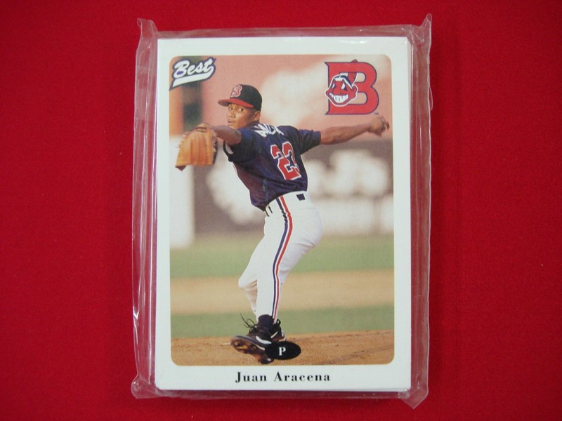 1996 Burlington Indians minor league baseball team set in original packaging