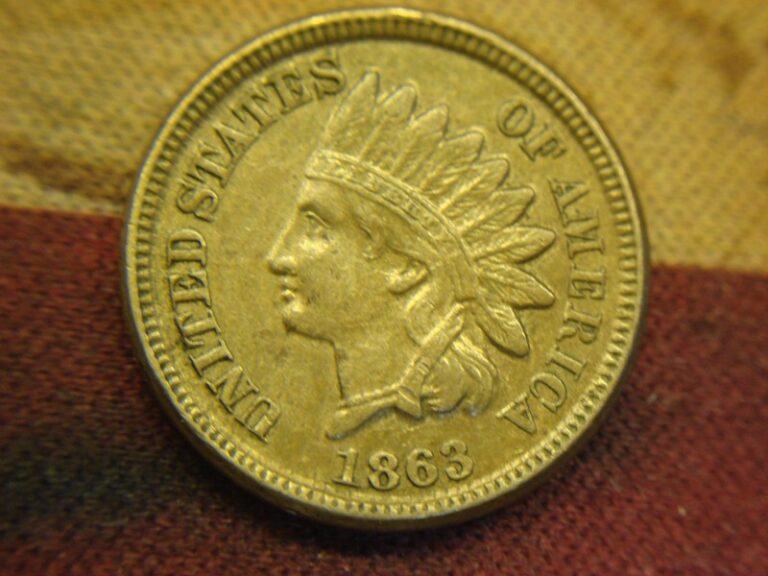1863 Copper-Nickel Indian Head Cent