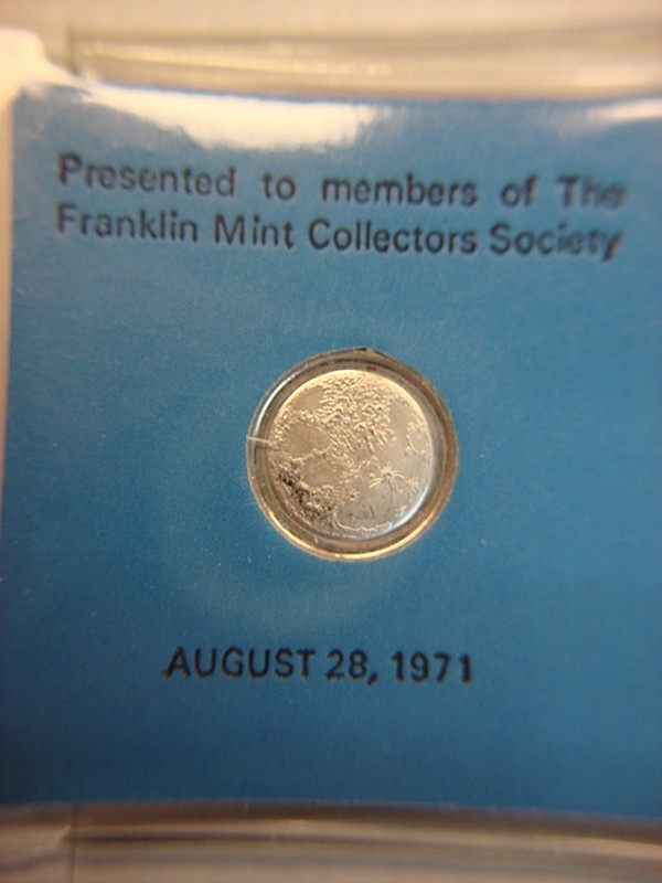 Genuine Apollo 14 Silver Coin Flown to the Moon
