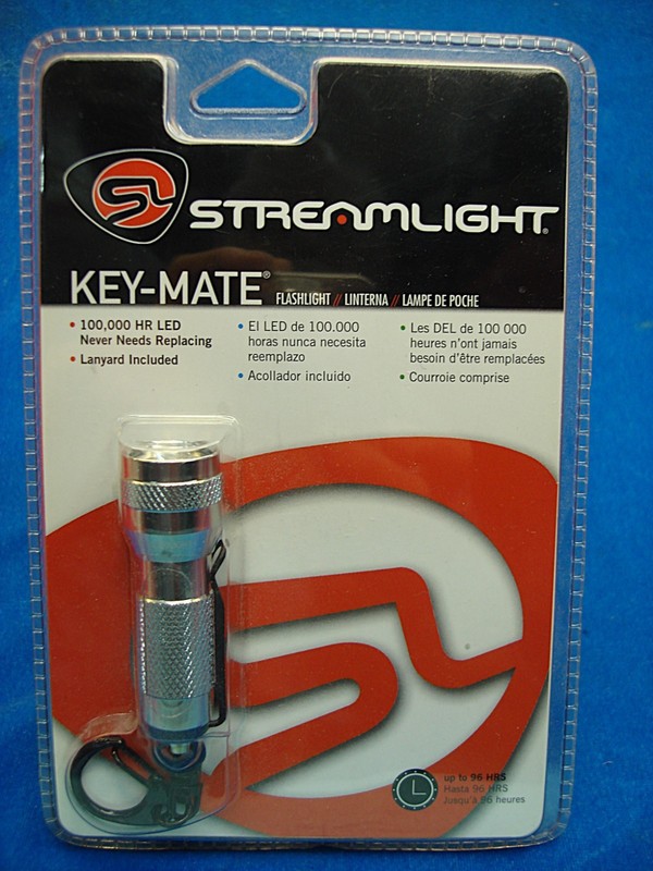 New Streamlight Key-Mate Mini Flashlight with Key Ring