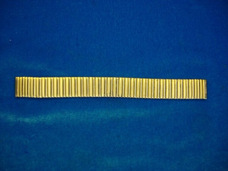 Seiko Stretch Watch Band, 2-Tone Gold, 17mm