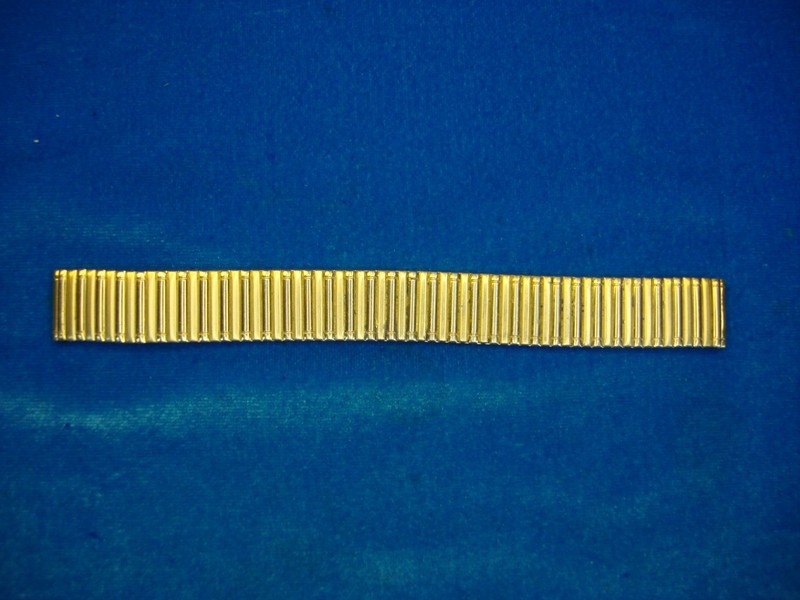 Seiko Stretch Watch Band, 2-Tone Gold, 17mm