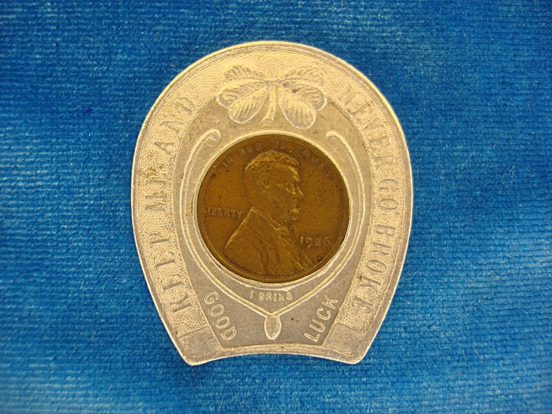 1926 Lincoln Cent Lucky Horseshoe Token issued by Reading Purchasing Co.
