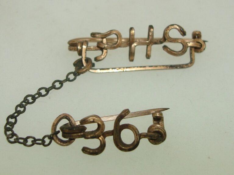 Vintage 1936 P.H.S. Sweetheart Pin