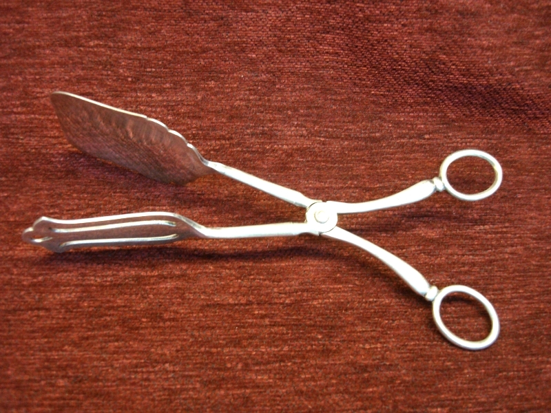 Antique silverplate clampe utensil by Roberts & Dore, Sheffield & London