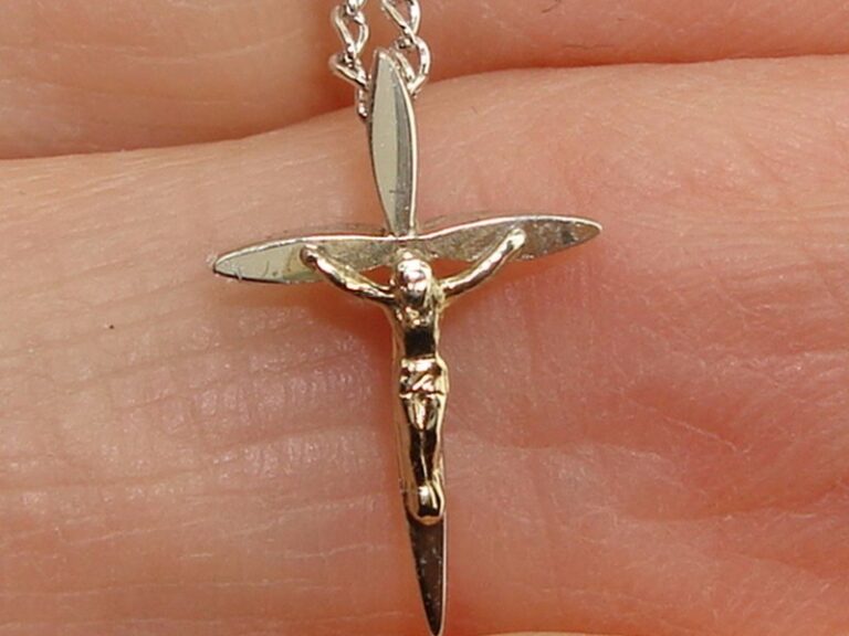 Marvel Sterling Silver Crucifix Pendant Necklace