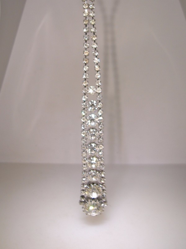 Art Deco Rhinestone Choker Necklace