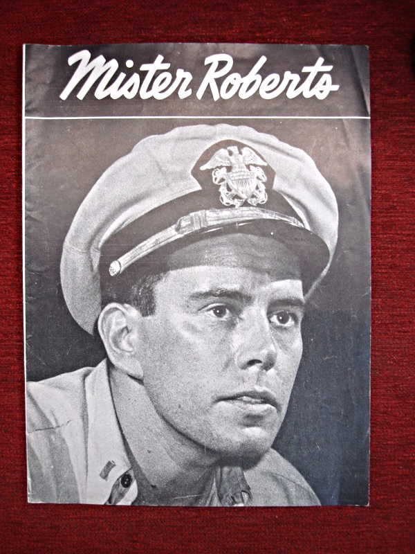 Vintage 'Mister Roberts' Play Program featuring John Forsythe and Jack Klugman