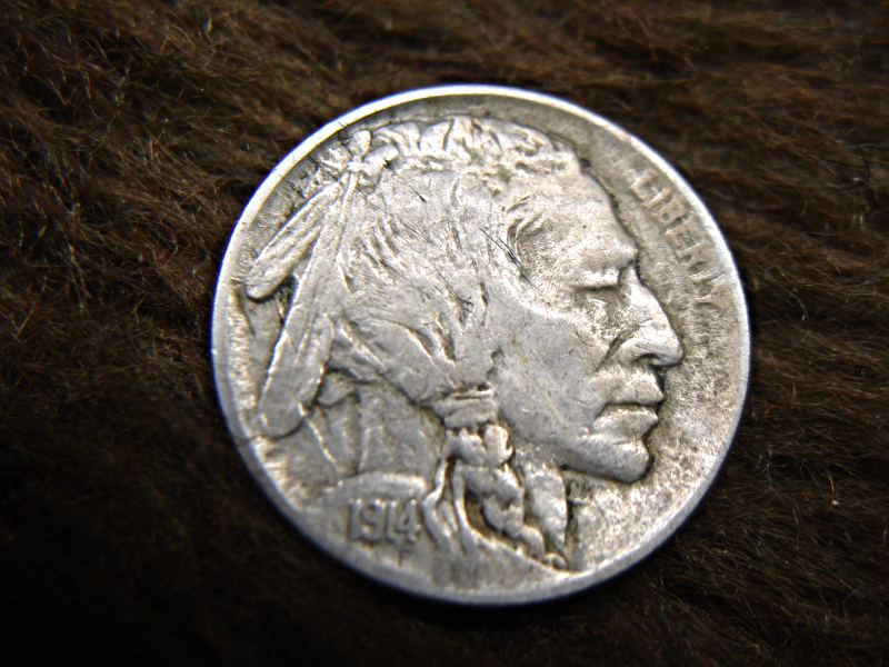 1914 Buffalo Nickel in excellent condition