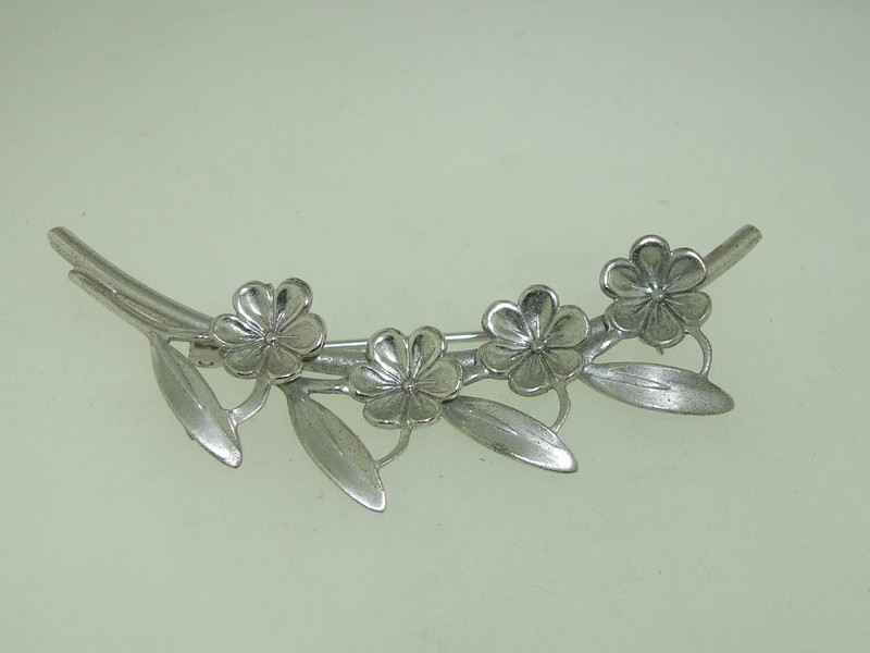 Vintage Beau Sterling Forget-Me-Not Flower Pin