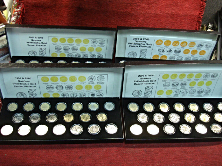 24K Gold & Platinum 50 State Quarters Collection
