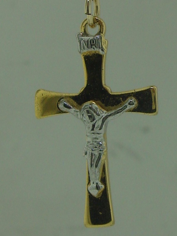 Vintage 14K Gold Filled Crucifix Cross Necklace