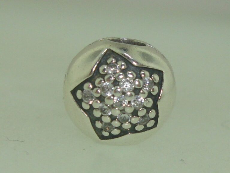 Pandora Sterling Silver Pave Star Charm