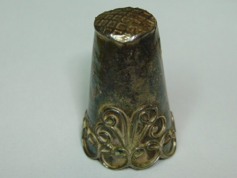 Vintage Taxco Sterling Silver Thimble, Hecho En Mexico