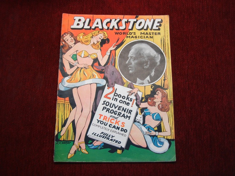 Vintage Blackstone World's Master Magician souvenir program from the 1940s