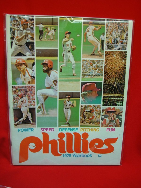Vintage 1978 Philadelphia Phillies Yearbook