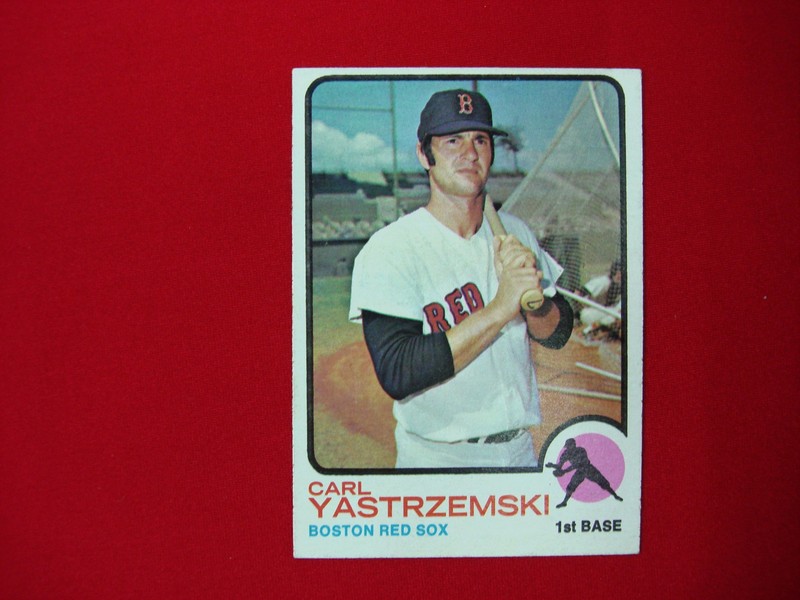 1973 Topps Carl Yastrzemski Boston Red Sox #245 Baseball Card