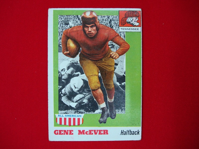 1955 Topps All-American Gene McEver #74 Football Card