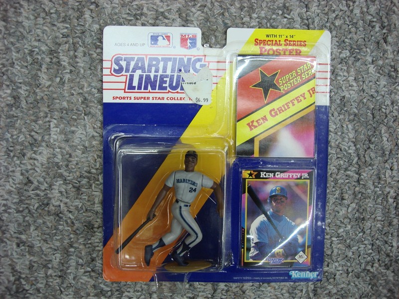 1992 Ken Griffey Jr. Starting Lineup figure in original sealed packaging