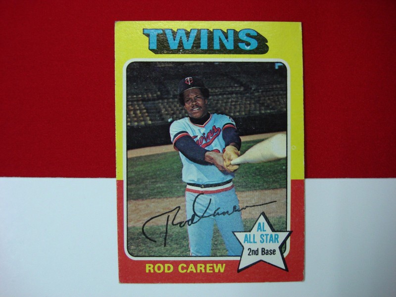 1975 Topps Rod Carew Minnesota Twins #600 Baseball Card