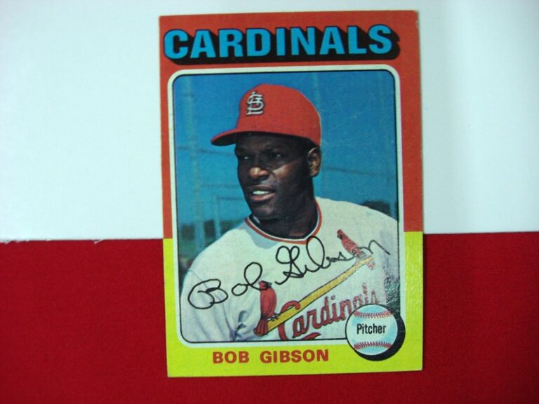 1975 Topps Bob Gibson St. Louis Cardinals Baseball Card #150
