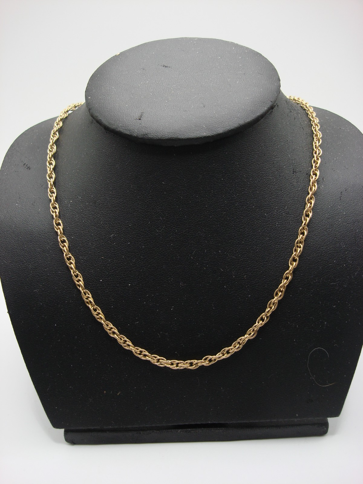 Vintage Winnard 12K gold filled twisted rope chain necklace