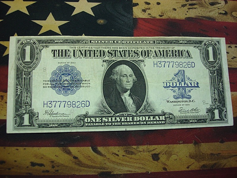 1923 U.S. $1 Silver Certificate - Large Size - Speelman/White - Horse Blanket Note