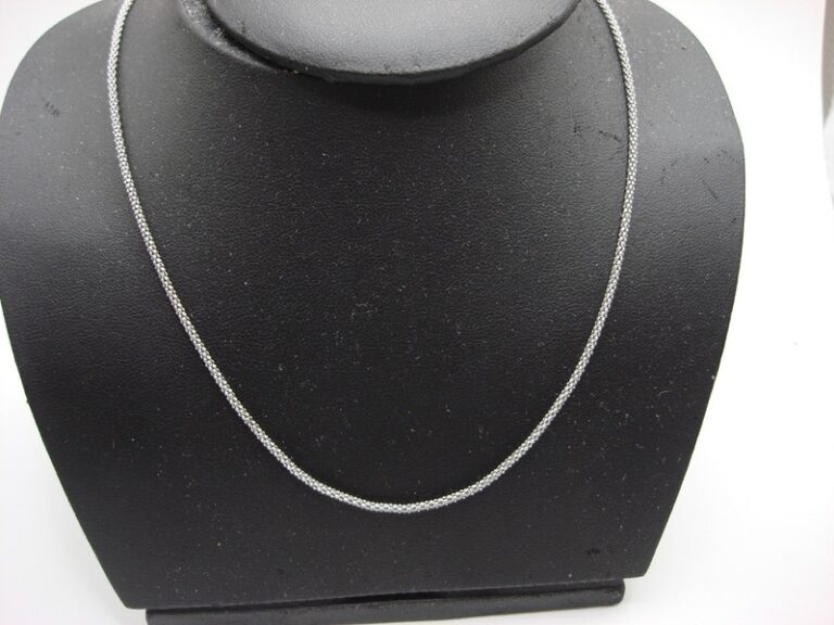 Sterling Silver Sparkle Rope Chain Necklace