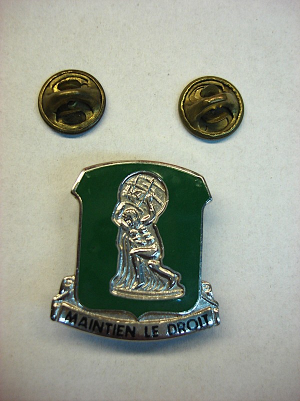 U.S. Army 122nd Support Battalion enamel pin