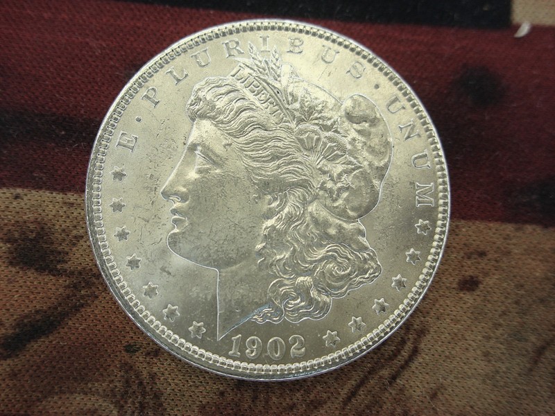 1902 O Morgan Dollar with original patina