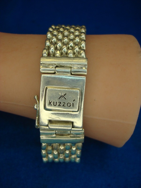 Men's Sterling Silver Byzantine Bracelet, Heavy & Durable, 8 Inches