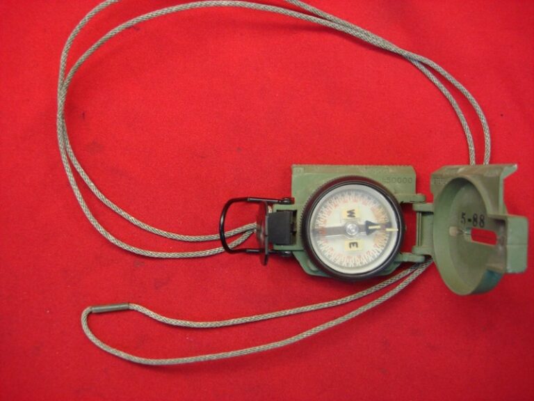 Vintage U.S. Military Stocker & Yale Lensatic Compass, 1986
