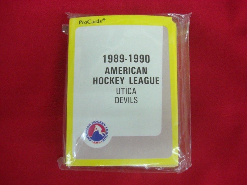 1989-90 Utica Devils ProCards AHL Team Set of vintage hockey cards