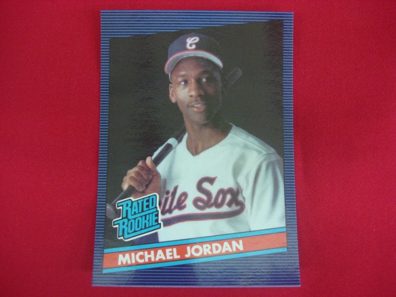 1990 Fun City Michael Jordan Rookie Card (Blue Back)