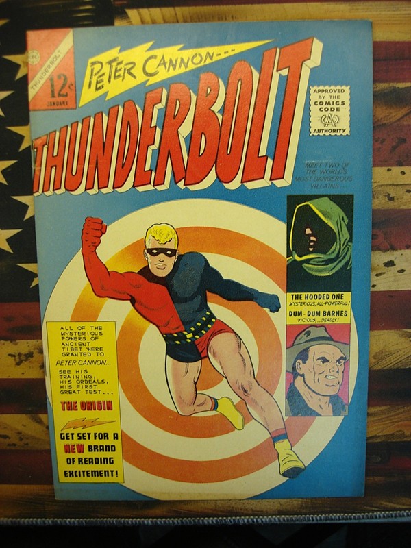 Vintage Peter Cannon Thunderbolt Vol. 1 No. 1 comic book from January 1966