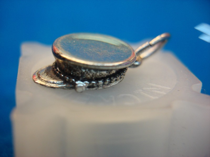 Vintage Beau Sterling conductor/military or police style cap charm