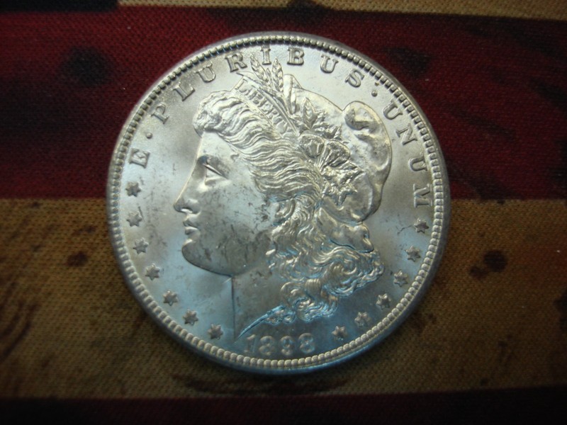 1898-O Morgan Dollar found in old roll, nice condition