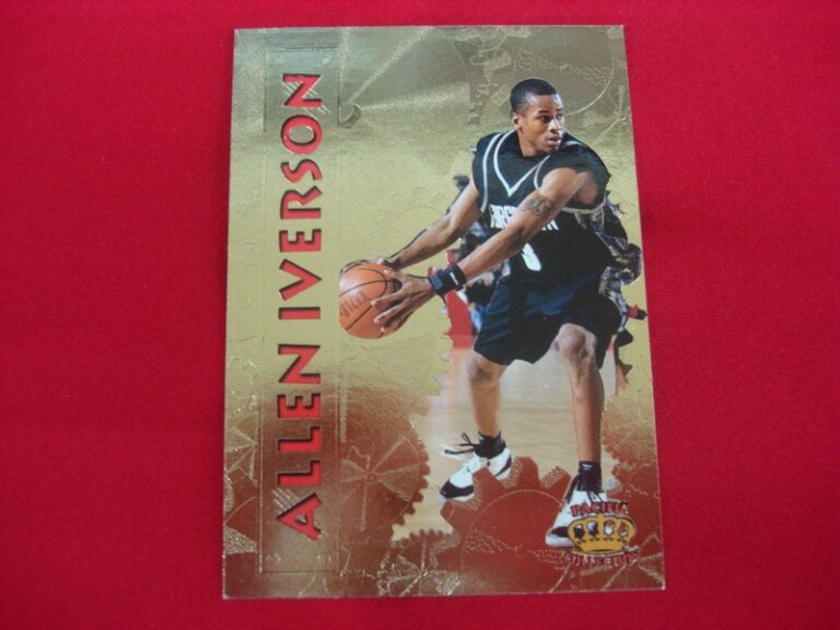 Allen Iverson Rookie Card 1996-97 Pacific Power Etched Gold Foil #PP-20 (RC)