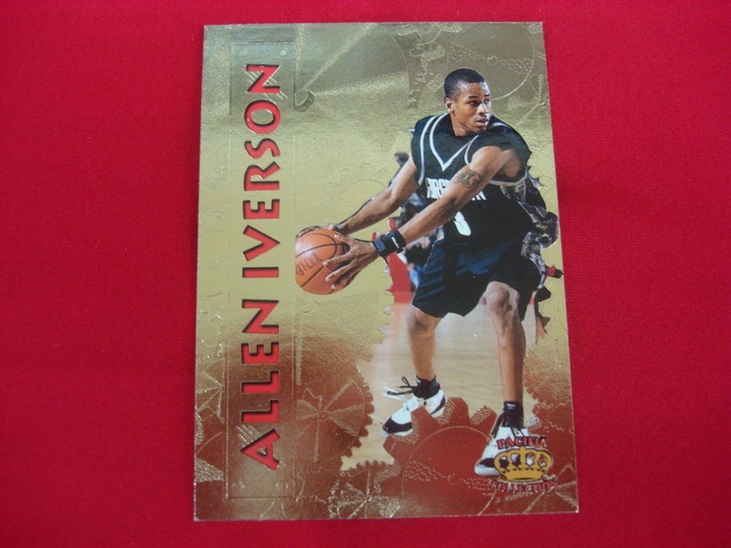 Allen Iverson Rookie Card 1996-97 Pacific Power Etched Gold Foil #PP-20 (RC)