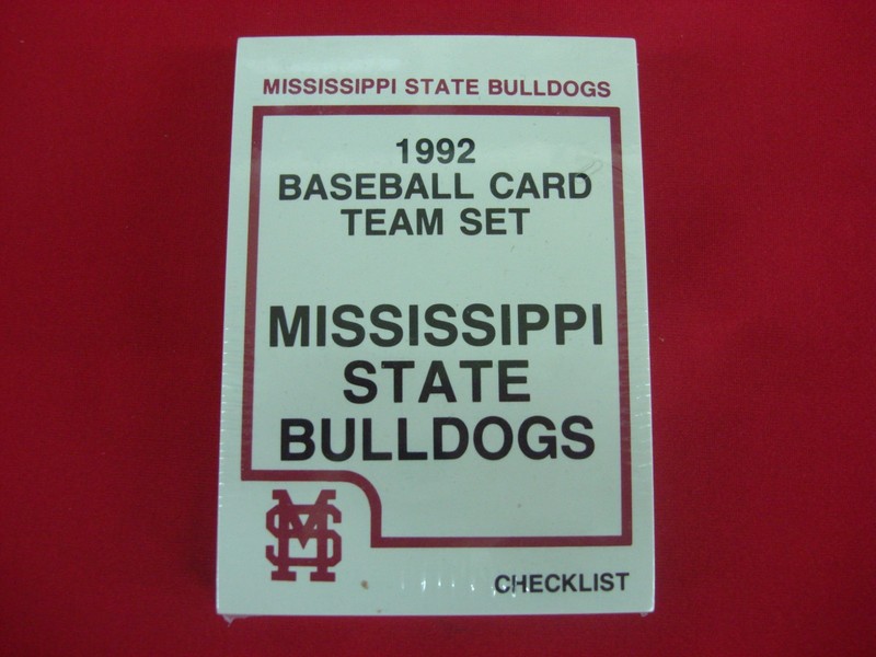 1992 Mississippi State Bulldogs Baseball Card Team Set